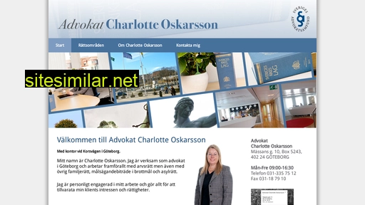 advokatcharlotteoskarsson.se alternative sites