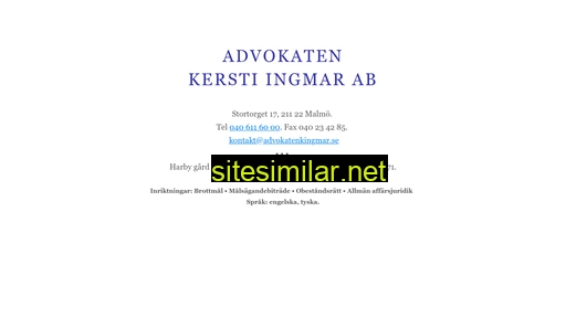 advokatenkingmar.se alternative sites