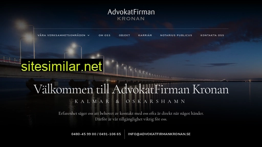 advokatfirmankronan.se alternative sites