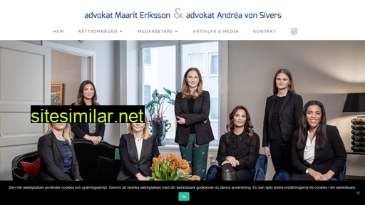advokatmaariteriksson.se alternative sites