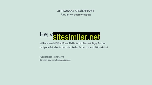 afrikanskasprakservice.se alternative sites