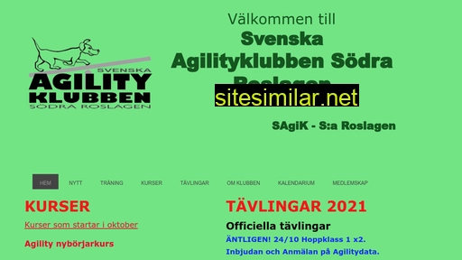 agilityklubbensodraroslagen.se alternative sites
