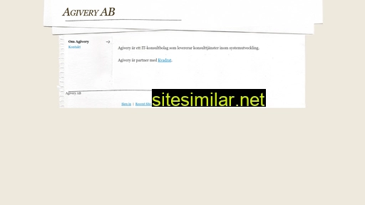 agivery.se alternative sites