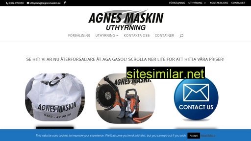 agnesmaskinuthyrning.se alternative sites