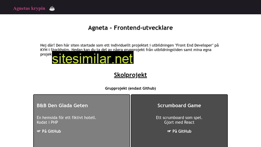 Agnetaaxelsson similar sites
