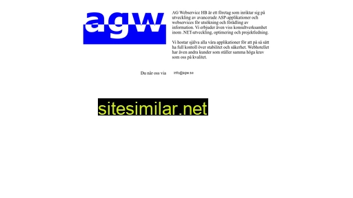 agw.se alternative sites