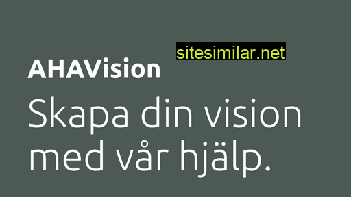 ahavision.se alternative sites