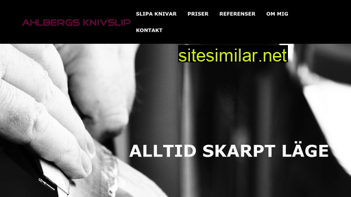 ahlbergsknivslip.se alternative sites