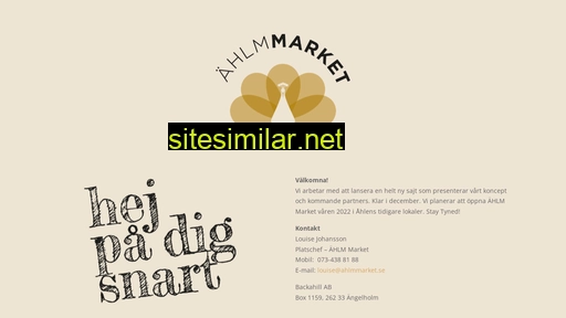 ahlmmarket.se alternative sites