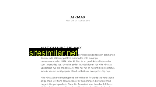 airmaxrea.se alternative sites