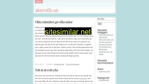 akero6b.se alternative sites
