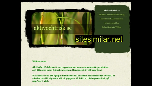 aktivochfrisk.se alternative sites