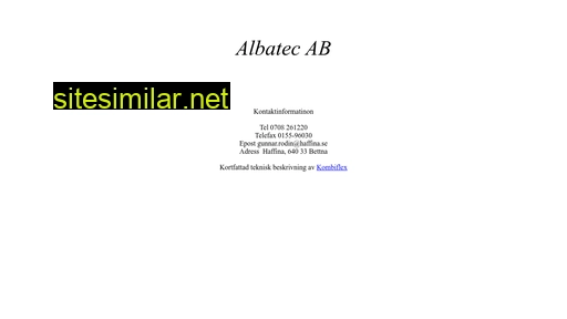 albatec.se alternative sites