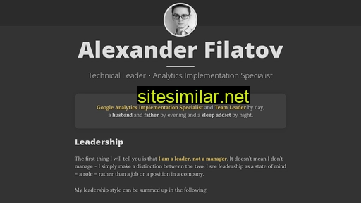 alexanderfilatov.se alternative sites