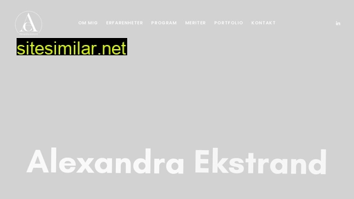 alexandraekstrand.se alternative sites