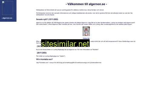 algernon.se alternative sites