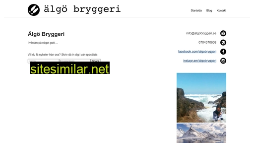 algobryggeri.se alternative sites