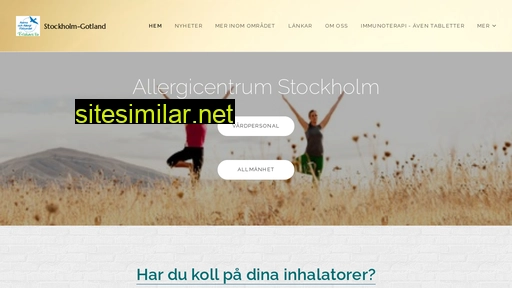 allergicentrumstockholm.se alternative sites