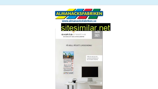 almanacksfabriken.se alternative sites