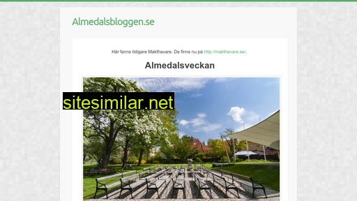 almedalsbloggen.se alternative sites
