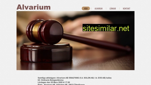 alvarium.se alternative sites
