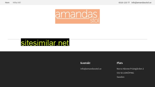 amandasstol.se alternative sites