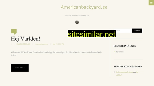 americanbackyard.se alternative sites