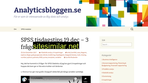 analyticsbloggen.se alternative sites