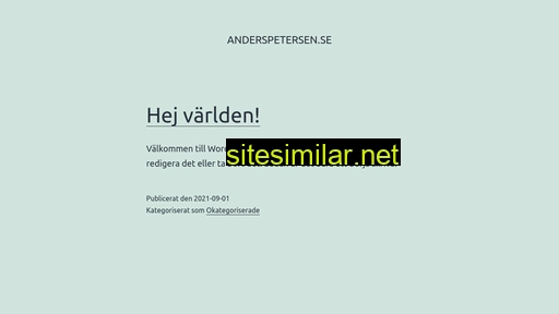 anderspetersen.se alternative sites