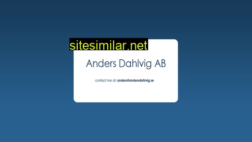 andersdahlvig.se alternative sites