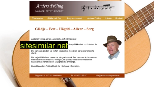 Andersfrolingmusik similar sites