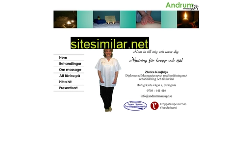 andrummassage.se alternative sites