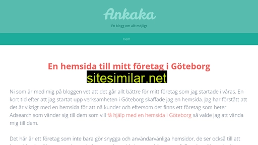 ankaka.se alternative sites