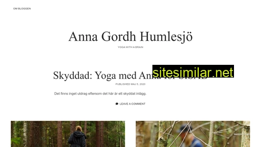 annagordhhumlesjo.se alternative sites