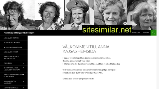 annakajsahallgardsallskapet.se alternative sites