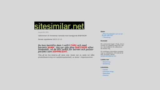 annalenaskodesign.se alternative sites