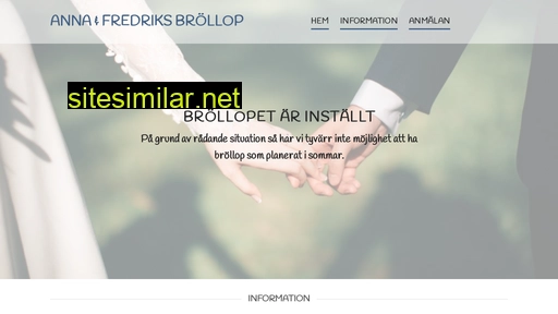 annaochfredriksbrollop.se alternative sites