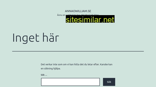 annaowilliam.se alternative sites