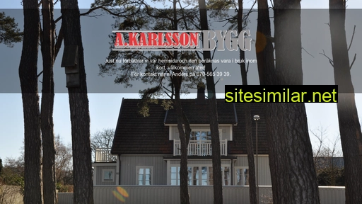 a-karlsson-bygg.se alternative sites