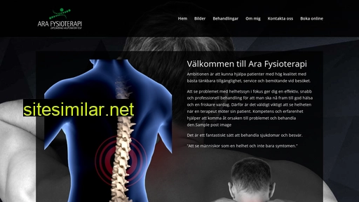 arafysioterapi.se alternative sites