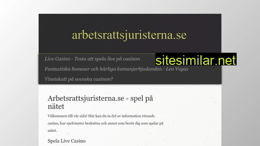arbetsrattsjuristerna.se alternative sites
