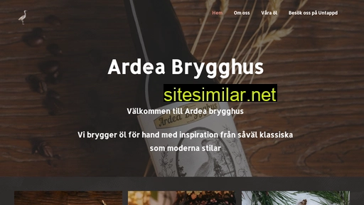 ardeabrygghus.se alternative sites