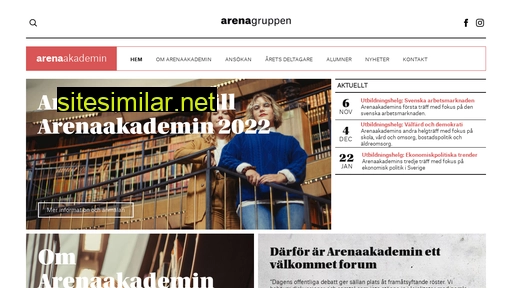 arenaakademin.se alternative sites