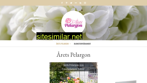 aretspelargon.se alternative sites