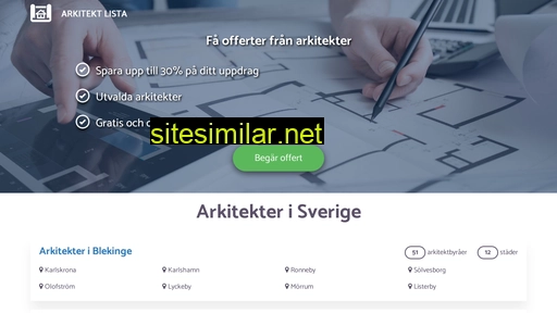 arkitekt-lista.se alternative sites