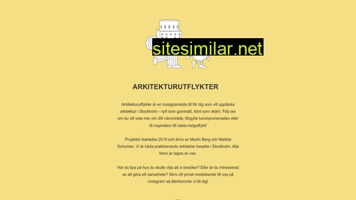 arkitekturutflykter.se alternative sites