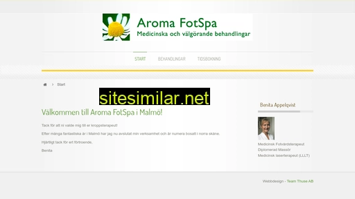 aromafotspa.se alternative sites