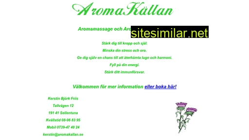 aromakallan.se alternative sites