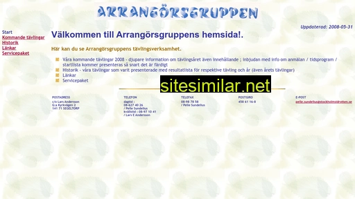 arrangorsgruppen.se alternative sites