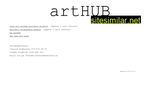 arthub.se alternative sites